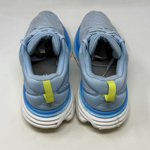Hoka One One Bondi 8 Shoes Mens 12 D Blue Comfort Running Walking Sneakers FLAWS - Picture 9 of 16